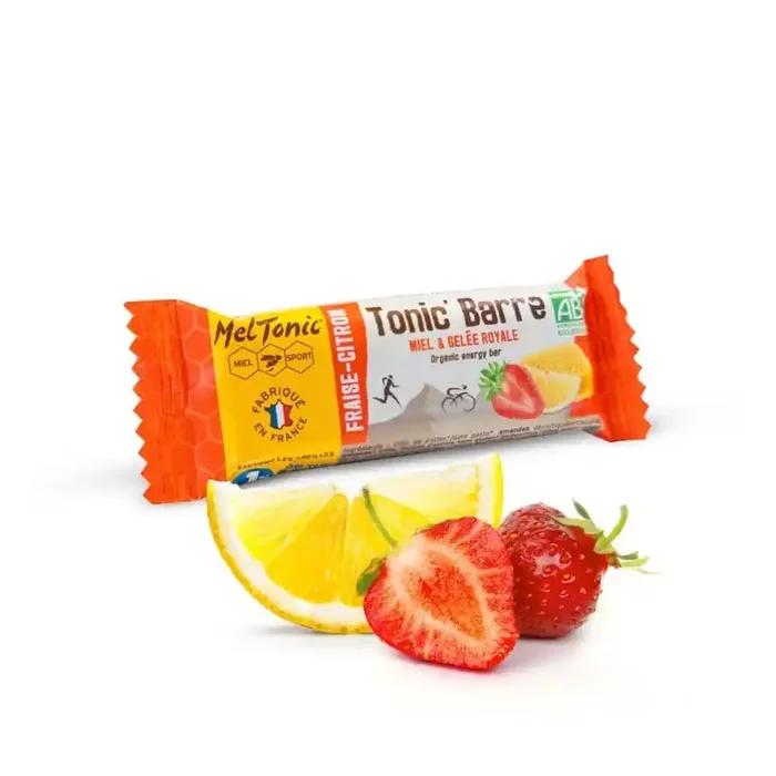 Barre énergétique bio Fraise Citron Meltonic Achetez Aujourd’hui