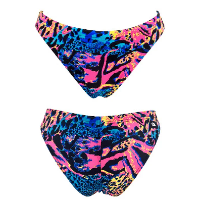 Bas de maillot de bain femme Turbo Bottom Funky Animal Flour [Taille S]