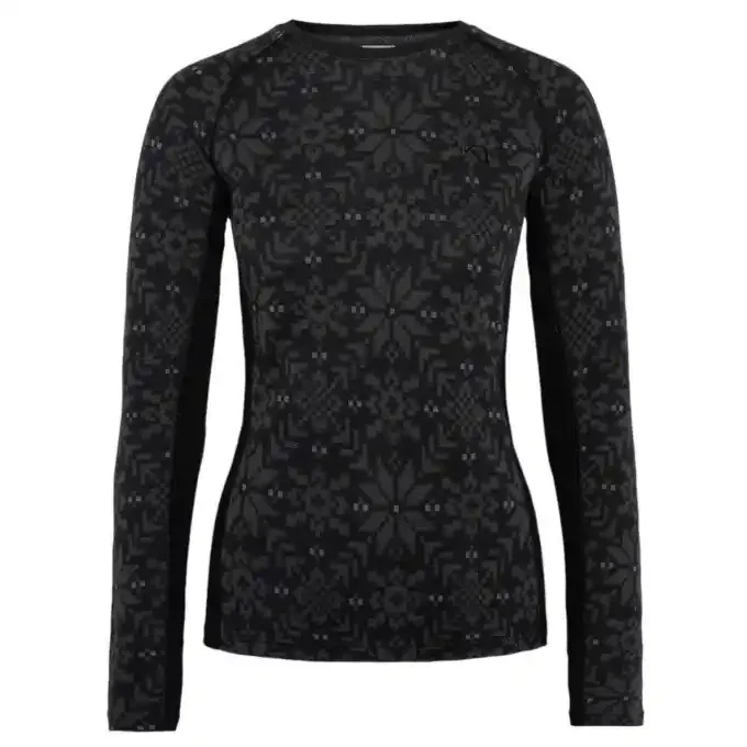 Baselayer à manches longues femme Kari Traa Edith – Black Petit Prix