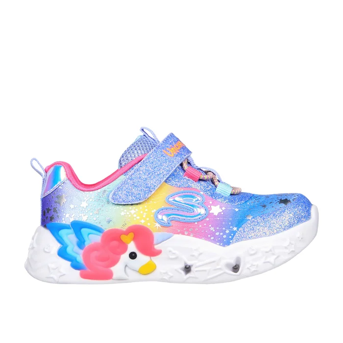 Basket bu00e9bu00e9 fille Skechers Unicorn Charmer-Twilight Dream [Taille 21]