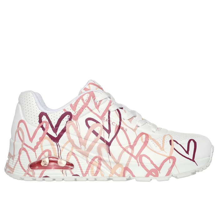 Baskets imprimu00e9 de coeur femme Skechers Uno Spread The Love [Taille 36]