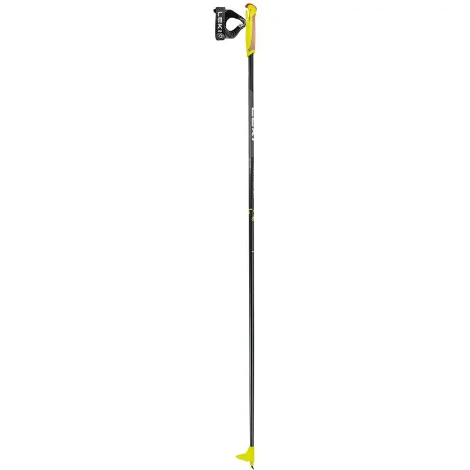 Bâton de ski Leki XTA 5.5 JUNIOR Black/White/Neon Yellow Promotion Saisonnière