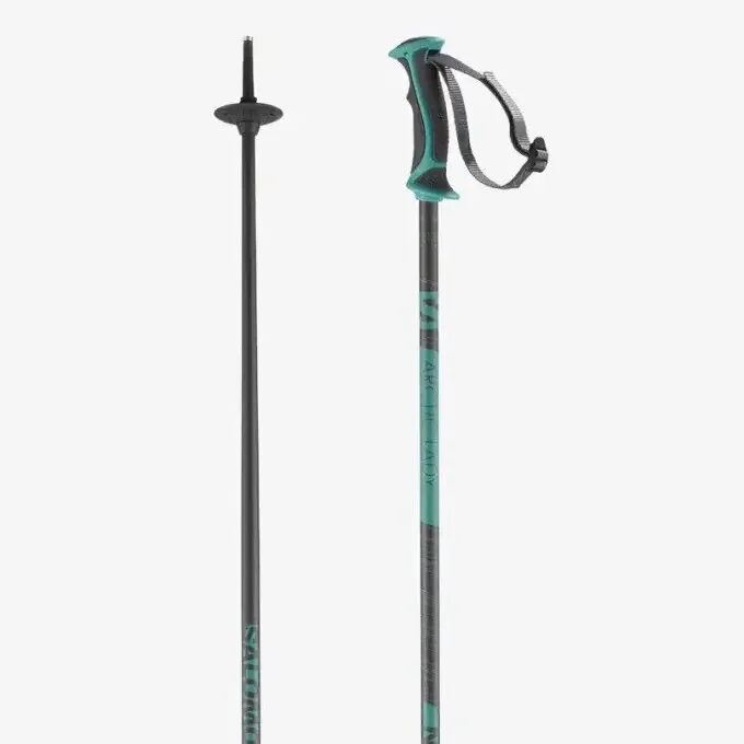 Bâtons de ski Salomon ARCTIC LADY Grey/Green Top Vente