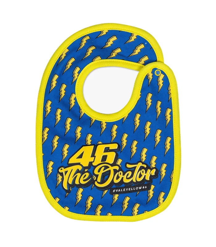 Bavoir Enfant Soleil/Lune VR46 Officiel MotoGP Valentino Rossi