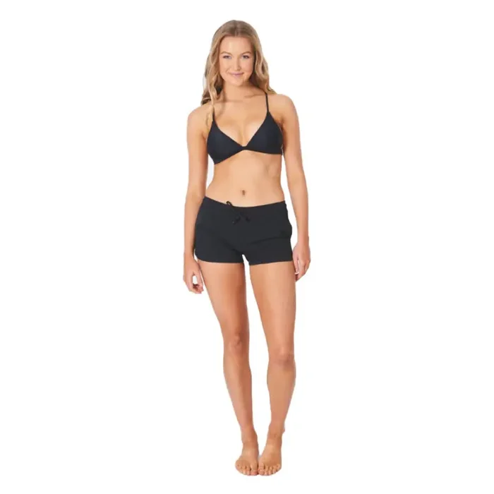 BOARDSHORT FEMME RIP CURL CLASSIC SURF 3 NOIR Prix Bas