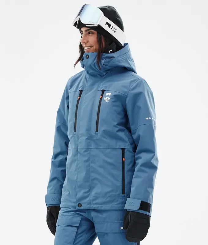 Bon Plan Montec Fawk W Veste Snowboard Femme Blue Steel