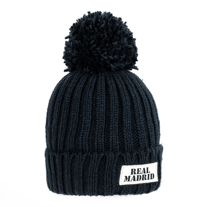 Bonnet à Pompon Bleu marine – Boutique Officiel Real Madrid CF