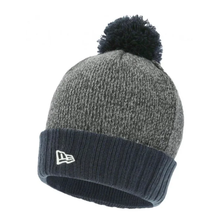 Bonnet à pompon tricoté New Era