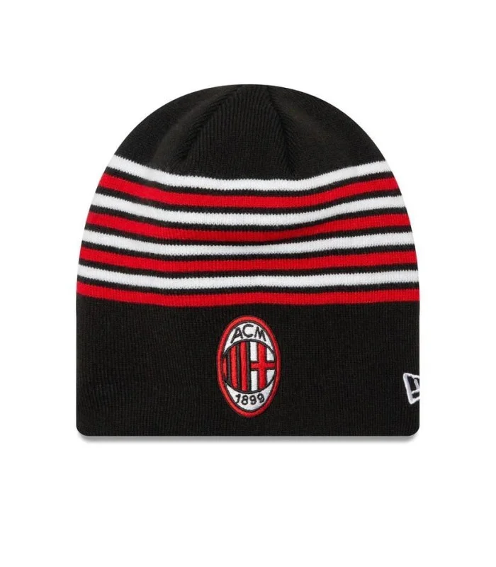 Bonnet AC Milan Stripe New Era Taille Unique Noir