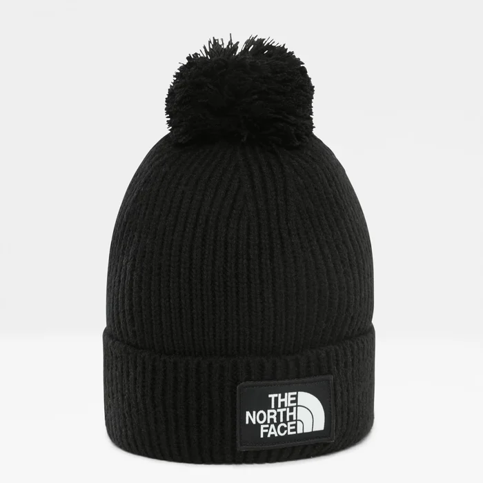 Bonnet avec pompom The North Face Logo Carré