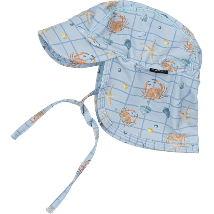 Bonnet de bain recyclu00e9 bu00e9bu00e9 fille Mikk-Line UV Aop [Taille 3/6 mois]