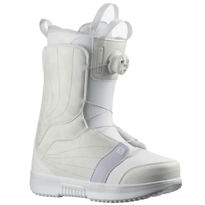 Boots femme salomon pearl boa white Vente Directe