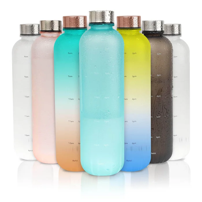 Bouteille d’eau en plastique Gradient givré sport