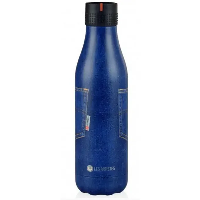 Bouteille isotherme Les Artistes BOTTLE UP 500ML Poche Bleu Jean Gros Lot