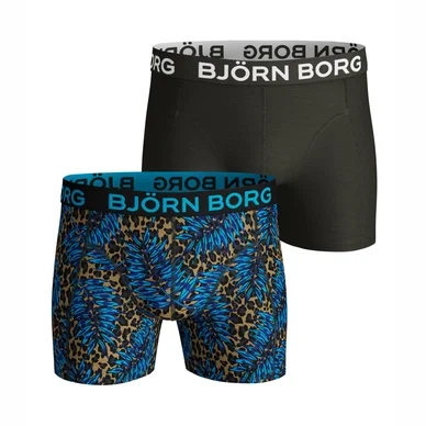 Boxer Björn Borg Men Core Shorts Sammy BB Leo Leafs Kelp ( Lot de 2)