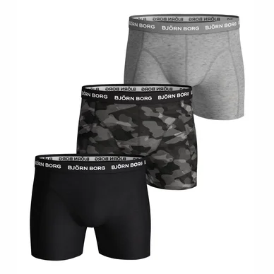 Boxer Björn Borg Men Core Shorts Sammy BB Shadeline Black Beauty (Lot de 3)