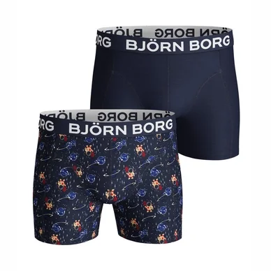 Boxer Björn Borg Men Core Shorts Sammy BB Spaceman Peacoat (Lot de 2)