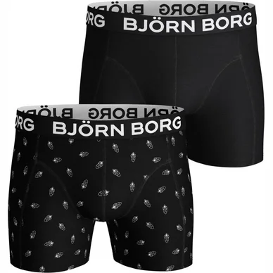 Boxer Björn Borg Men Core Shorts Sammy Black Beauty (Lot de 2)