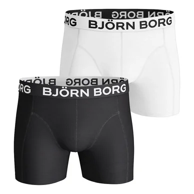 Boxer Björn Borg Men Core Solid Black (Set de 2)