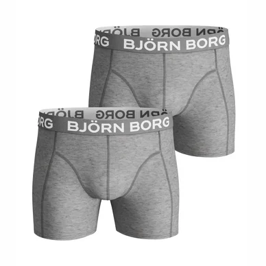 Boxer Björn Borg Men Core Solid Grey Melange (Lot de 2)