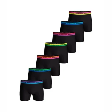 Boxer Björn Borg Men Essential Shorts Sammy Electric Blue Lemonade (lot de 7)