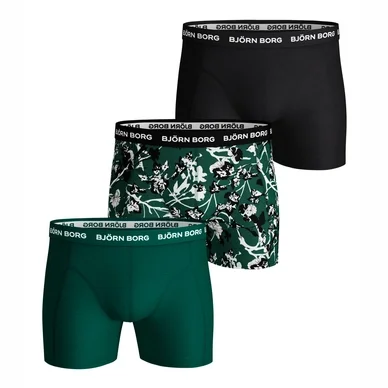Boxer Björn Borg Men Essential Shorts Sammy Evergreen (Lot de 3)