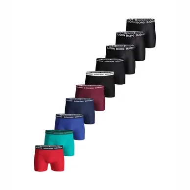 Boxer Björn Borg Men Essential Solid Sammy (Lot de 10)