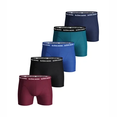 Boxer Björn Borg Men Essential Solid Sammy (Lot de 5)