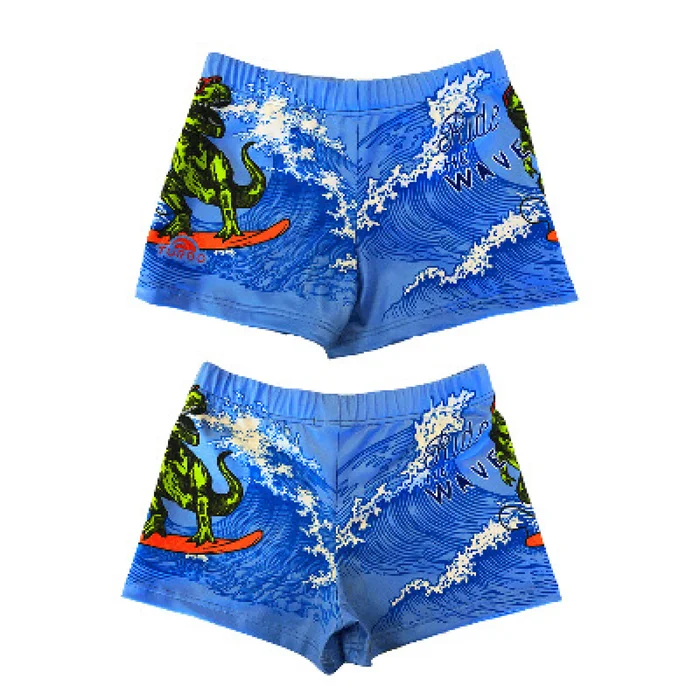 Boxer de bain enfant Turbo Dino Wave Happy [Taille 2 ans]