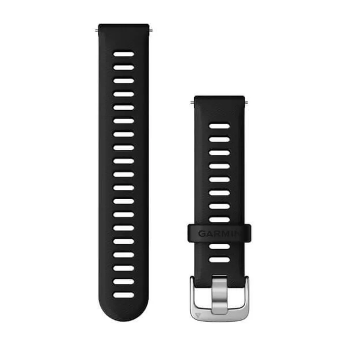 Bracelet de montre à dégagement rapide avec boucle argent Garmin 18 mm [Taille 18 mm]