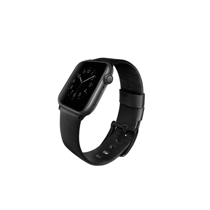 Bracelet de montre connectée cuir véritable 40 mm Uniq Mondain Apple Watch 4