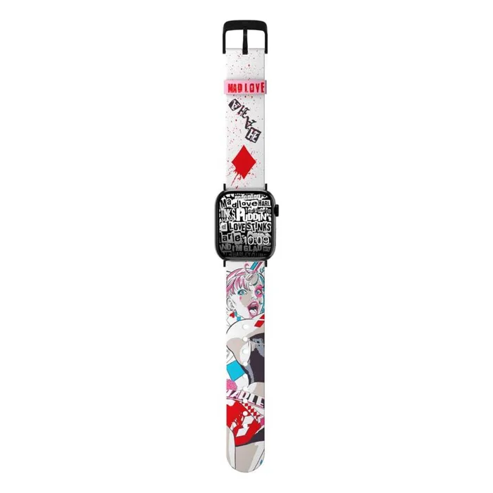 Bracelet de montre enfant MobyFox DC Harley Quinn Manga – Mad Love [Taille 130/220 mm]