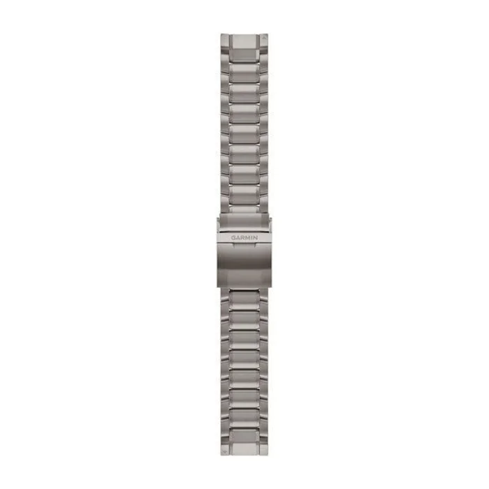 Bracelet de montre renforcé avec maillons en flèche et fermoir à boucle déployante Garmin Quickfit® 22