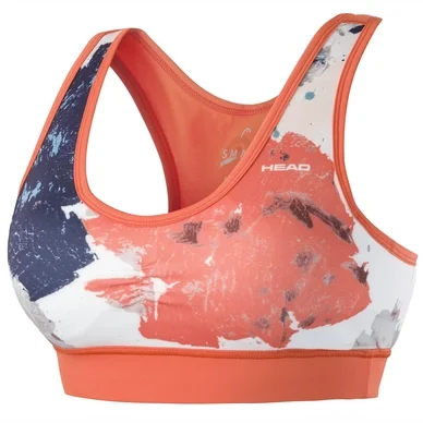 Brassière HEAD Vision Graphic Bra Women Coral