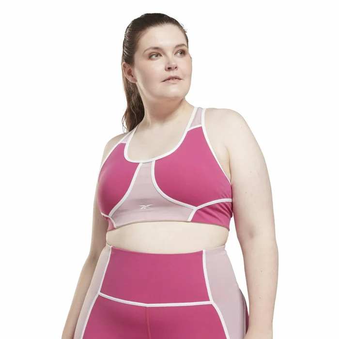 Brassière rembourré femme Reebok Lux Racer Colorblocked GT