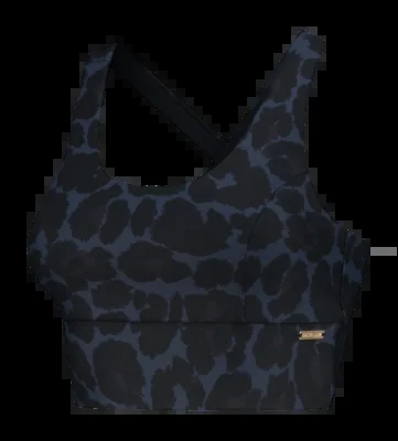 Brassière Sport Deblon Femme Michelle Top Leopard Navy