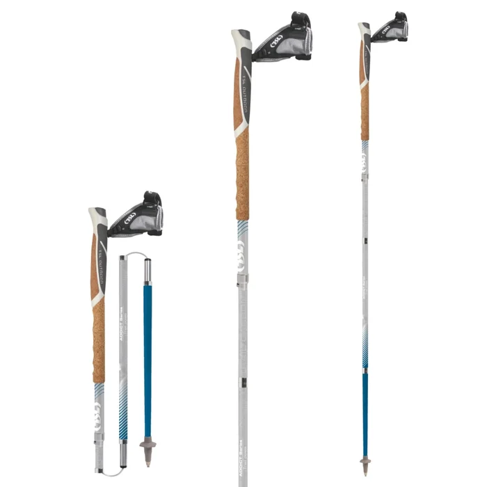 Bu00e2ton de trail TSL Trail Alu 4 Cork Cross [Taille 105 cm]