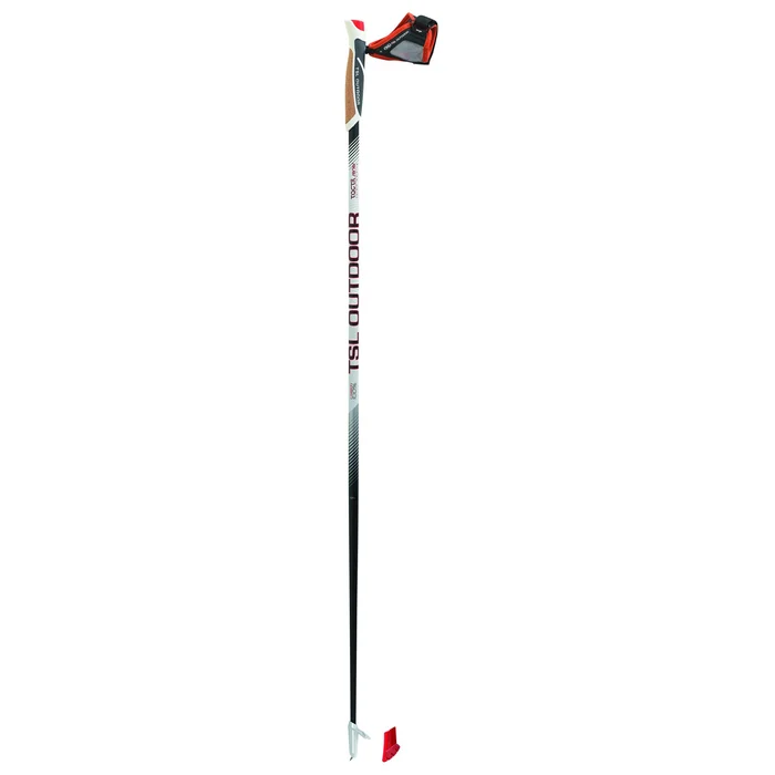Bu00e2tons de marche nordique TSL Tactil C100 Cork Spike [Taille 105 cm]