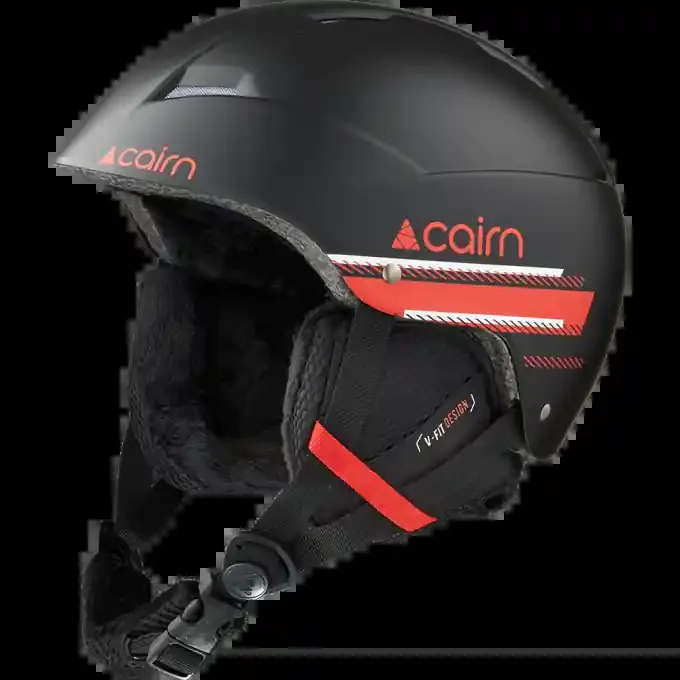 Casque de ski Cairn ANDROMED J Mat Black Racing Fait Main