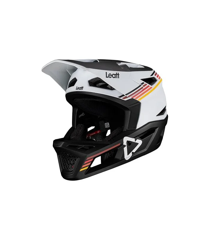 Casque LEATT VTT MTB Gravity 4.0 – blanc White – XL 61-62cm