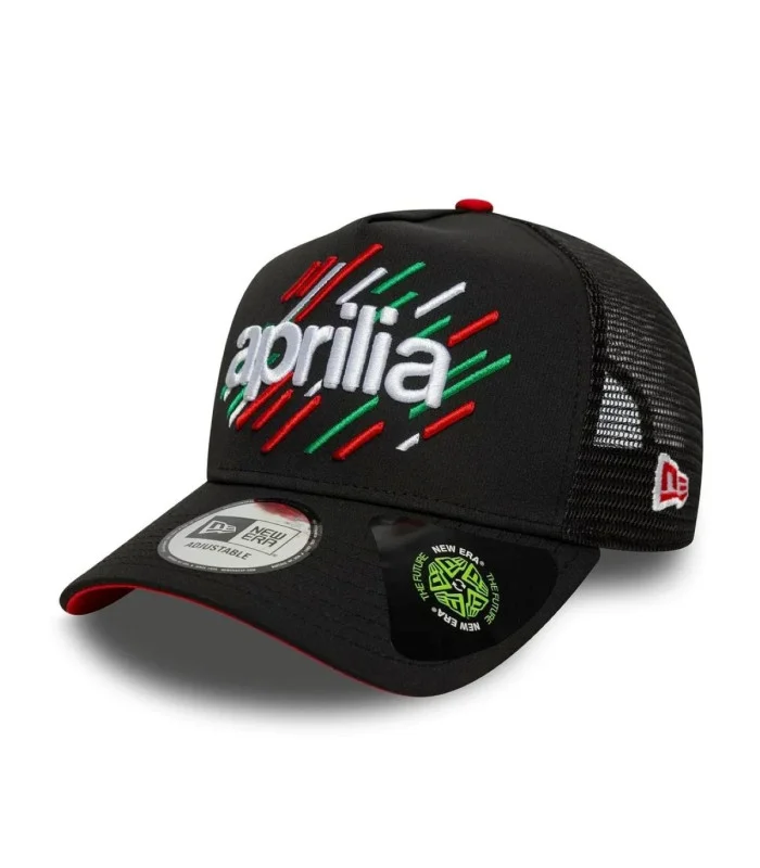 Casquette 9FORTY E-Frame Trucker Recycled Aprilia Print Adulte Taille Unique Noire