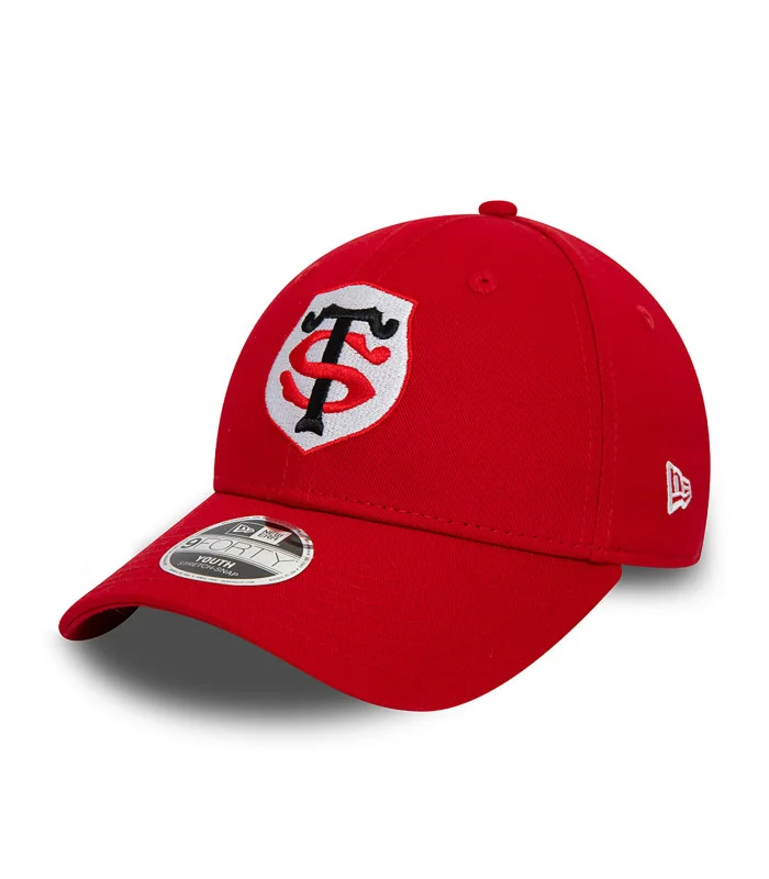 Casquette 9FORTY Stade Toulousain Team Logo Enfant New Era Rouge