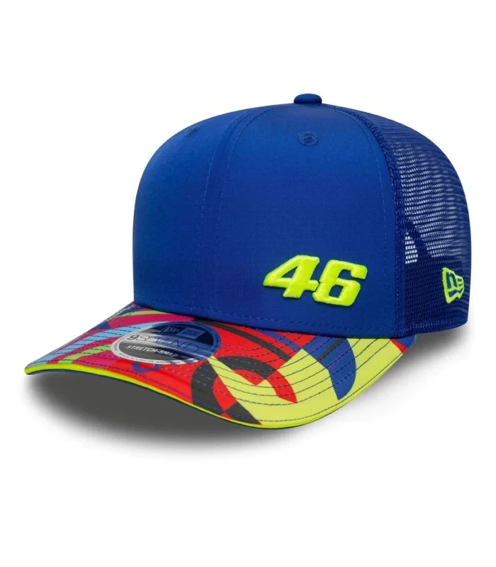 Casquette 9SEVENTY Stretch Snap VR46 Vale Fanwear Adulte Taille Unique Bleu