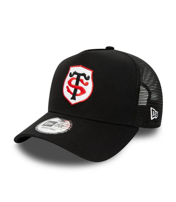 Casquette A-Frame Trucker Stade Toulousain Team Logo New Era Noir