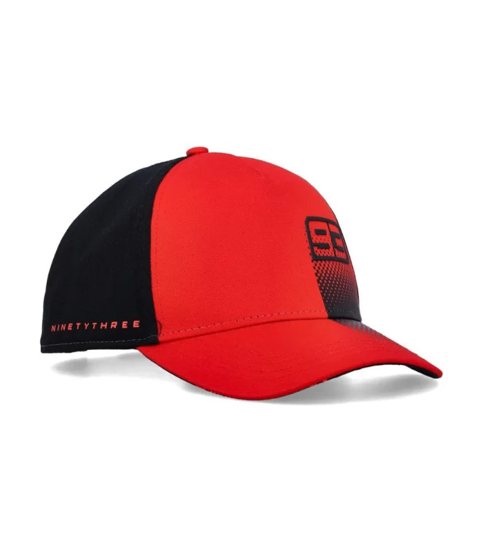 Casquette de baseball Marc Marquez 93 Pixels Moto GP Officiel Adulte Taille Unique Rouge
