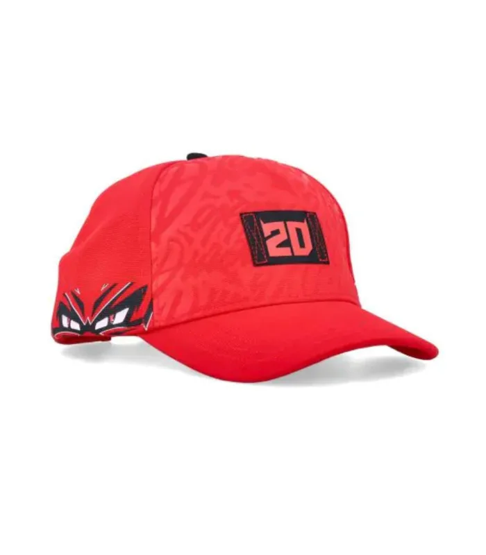 Casquette Fabio Quartararo – 20 patch Moto GP Officiel Rouge