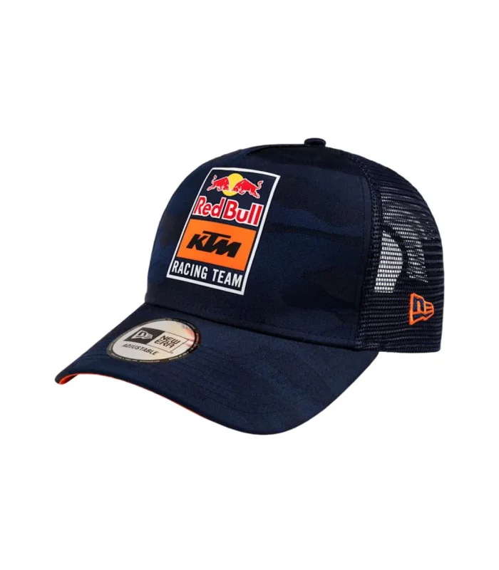 Casquette trucker Red Bull KTM Team Moto GP Officiel – Unisexe – Bleu Orange
