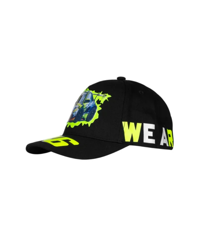 Casquette VR46 WRT Road to Le Mans Enfant Taille Unique Noir