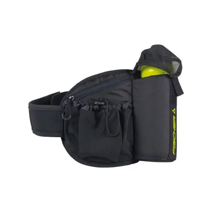 Ceinture d&rsquo;hydratation FISCHER Drink-/Fitbelt L/XL – Black / Yellow Prix Choc