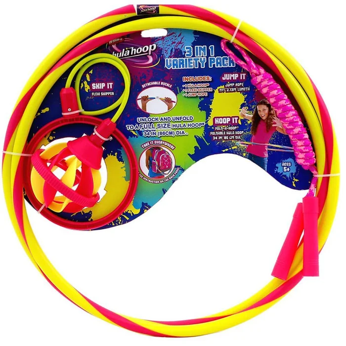 Cerceau Hula Hoop 3 en 1 Wham-O [Taille 45x45x10 cm]